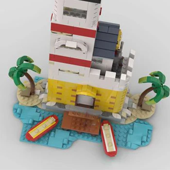 технически Moc тухли Street View Модел Eldorado Lighthouse Модулни строителни блокове Подаръци Играчки за деца DIY комплекти сглобяване 1