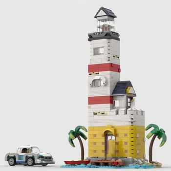 технически Moc тухли Street View Модел Eldorado Lighthouse Модулни строителни блокове Подаръци Играчки за деца DIY комплекти сглобяване 3
