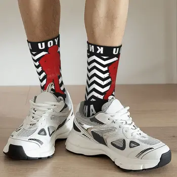Туин Пийкс Текстът на ръката Затруднено лого Тема Дизайн Чорапи Аксесоари за мъже Дамски дишащ чорап 3