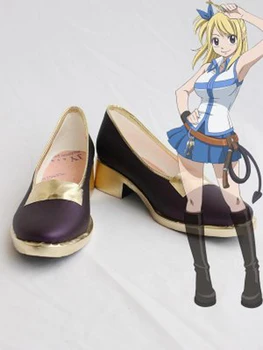 Фея опашка косплей Люси Heartfilia косплей ботуши обувки аниме парти косплей ботуши по поръчка жени обувки