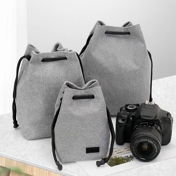 Чанта за фотоапарат Цифрова Dslr чанта Водоустойчива удароустойчива дишаща раница за фотоапарат за Nikon.Canon.Sony.Малка видео чанта за снимки