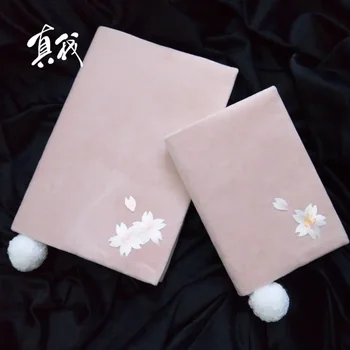 【Японска череша】Оригинална ръчно изработена A5A6 тетрадка покрива протектор книга ръкав занаятчийски плат продукти дневник корица, на склад